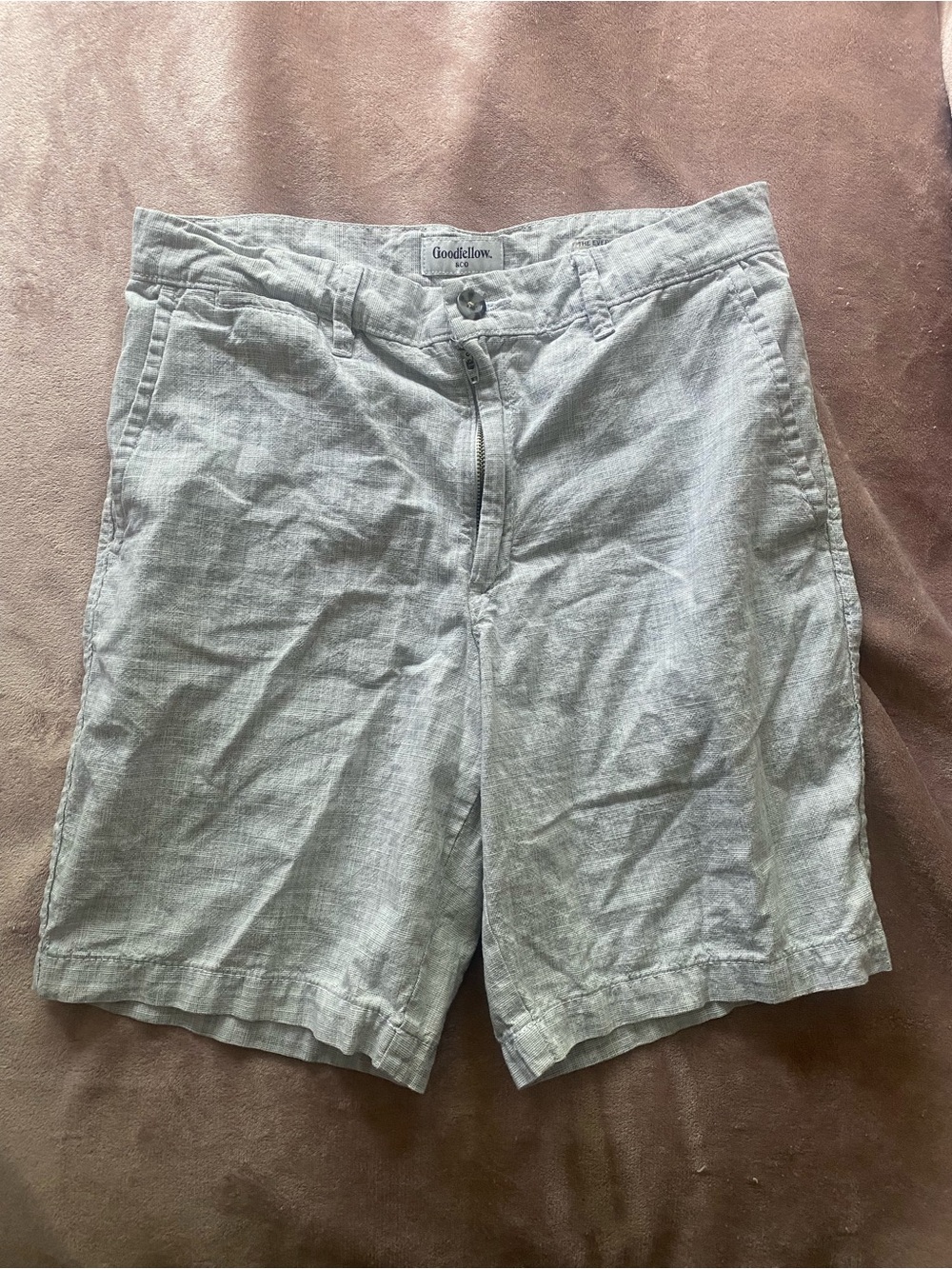 Goodfellow & Co Light Gray Linen Blend Men’s Shorts